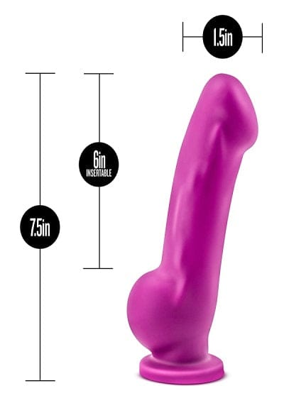 Blush Avant Violet D7 Ergo Dildo - XOXTOYS