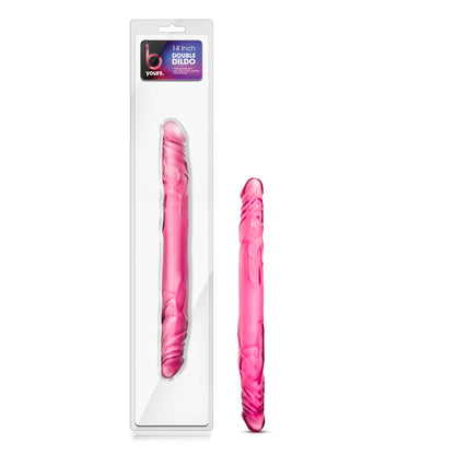 Blush B Yours 14" Pink  Double Dildo - XOXTOYS