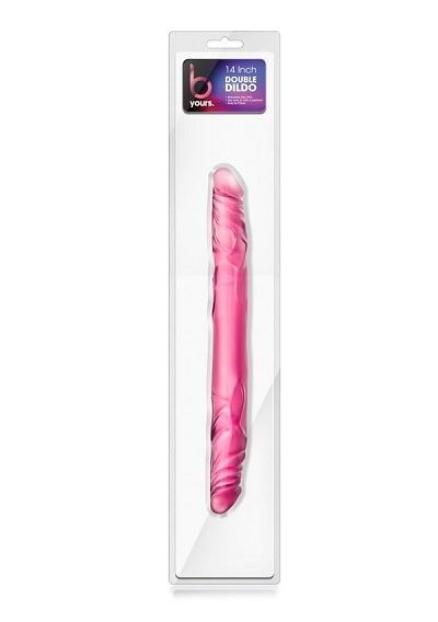 Blush B Yours 14" Pink Double Dildo-Sex Toys-Blush-XOXTOYS