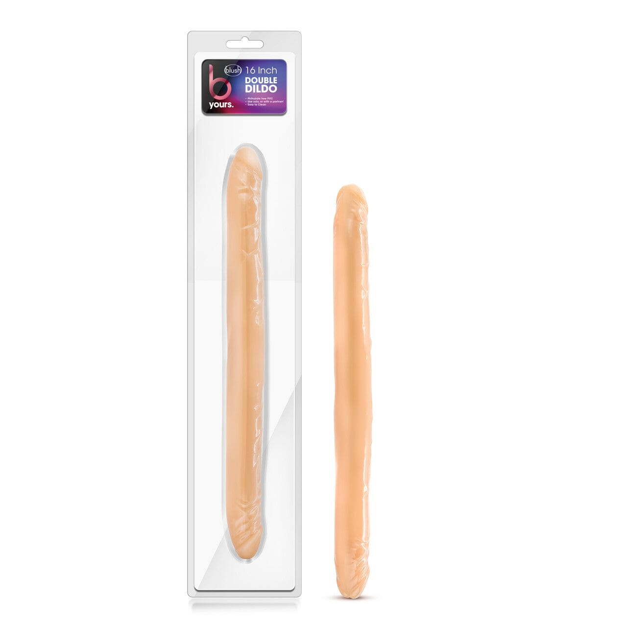 Blush Sex Toys Blush B Yours Beige 18" Double Dildo