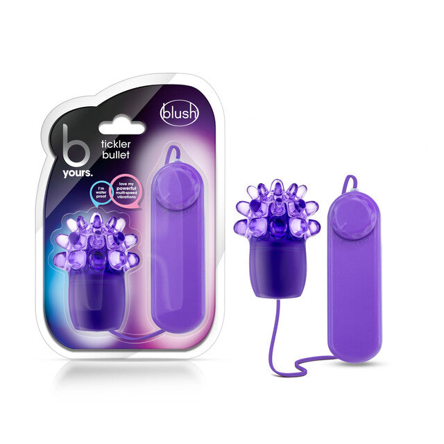 Blush B Yours Purple Tickler Bullet - XOXTOYS