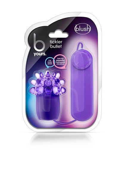Blush B Yours Purple Tickler Bullet - XOXTOYS