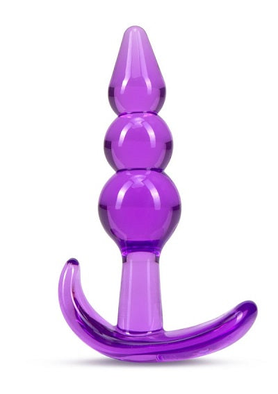Blush B Yours Purple Triple Bead Anal Plug-Sex Toys-Blush-XOXTOYS