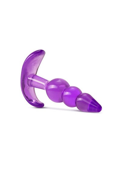 Blush B Yours Purple Triple Bead Anal Plug-Sex Toys-Blush-XOXTOYS