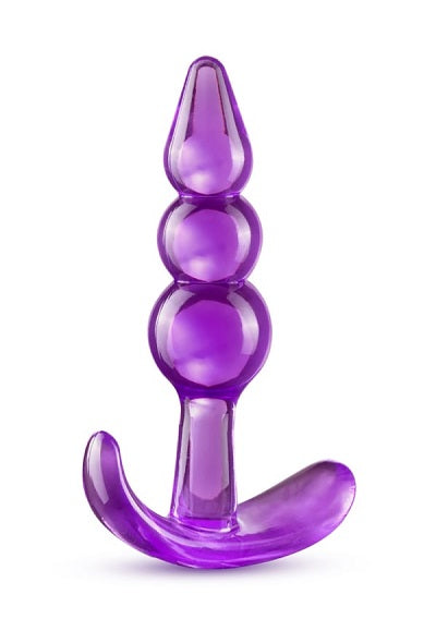 Blush B Yours Purple Triple Bead Anal Plug - XOXTOYS