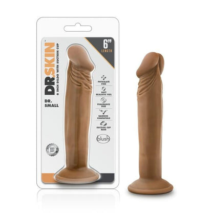 Blush Dr. Skin Mocha Dr. Small 6 Inch Dildo - XOXTOYS