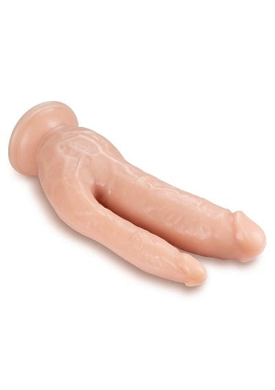 Blush Dr. Skin Vanilla 8 Inch DP Cock - XOXTOYS