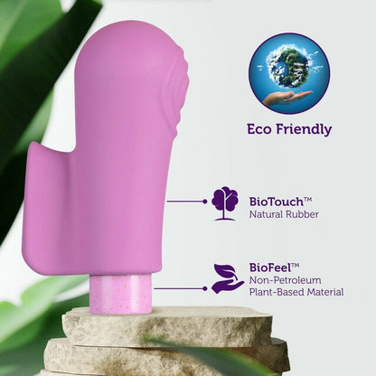 Blush Gaia Eco Delight Finger Vibe Purple - XOXTOYS