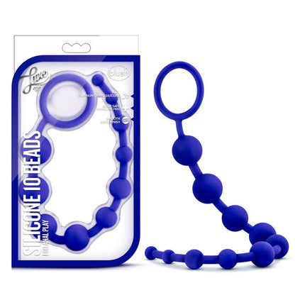 Blush Luxe Indigo Silicone 10 Beads - XOXTOYS