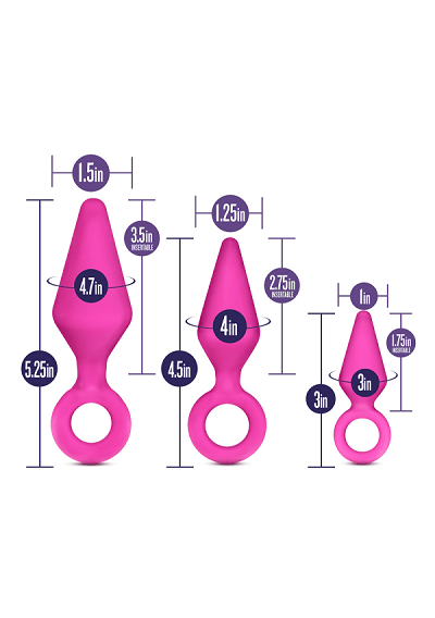 Blush Anal Toys Blush Luxe Pink Candy Rimmer Kit