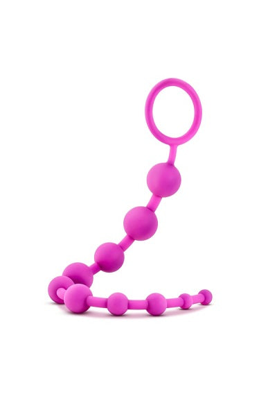 Blush Luxe Pink Silicone 10 Beads - XOXTOYS
