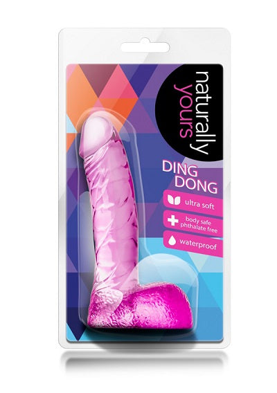 Blush Naturally Yours Pink Ding Dong-Dildos-Blush-XOXTOYS