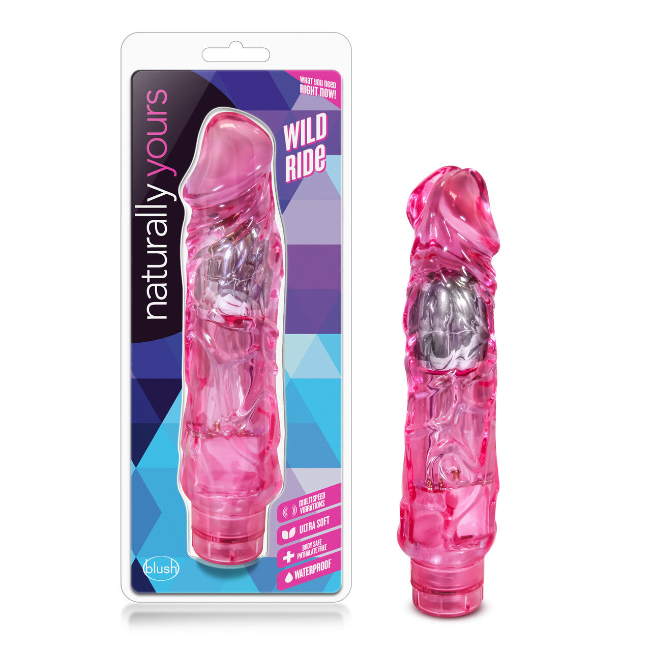 Blush Naturally Yours Pink Wild Ride - XOXTOYS
