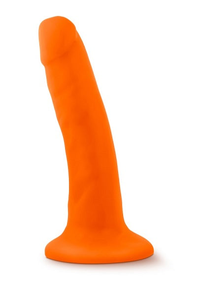 Blush Neo Neon Orange 6 Inch Dual Density Cock - XOXTOYS