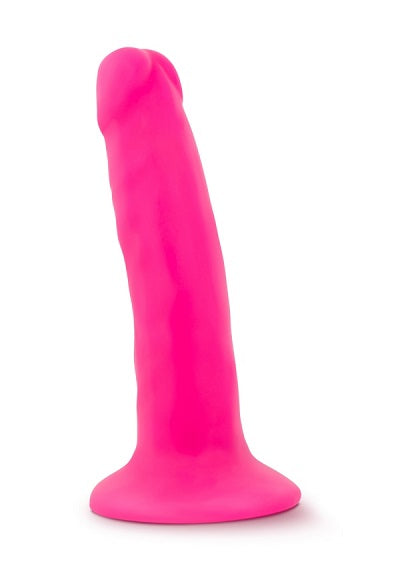 Blush Neo Neon Pink 6 Inch Dual Density Cock - XOXTOYS