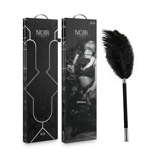Blush Noir Black Soft Feather Tickler - XOXTOYS