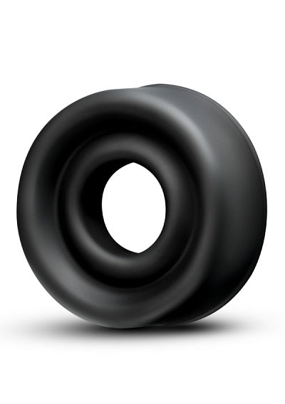 Blush Performance Black Silicone Medium Pump Sleeve-Accessories-Blush-XOXTOYS