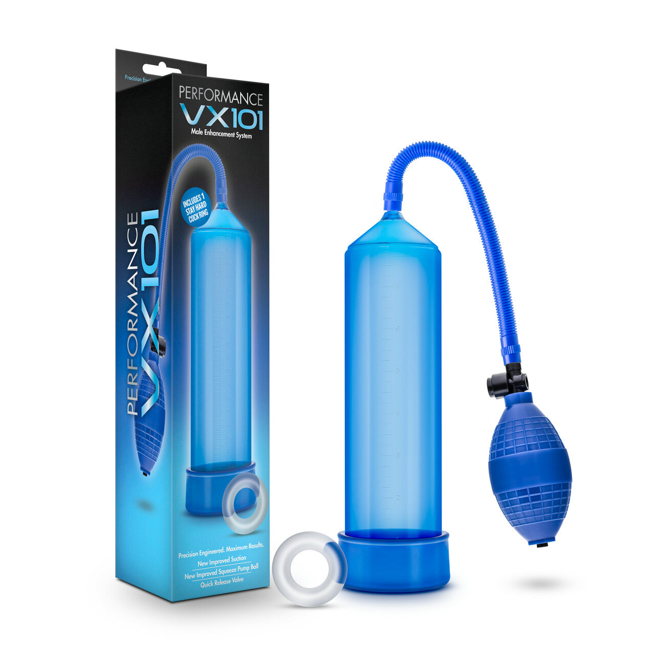 Blush Performance Blue VX101 Male Enhancement Pump - XOXTOYS