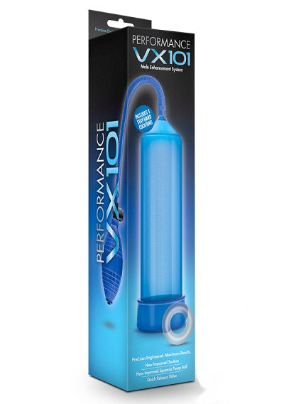 Blush Performance Blue VX101 Male Enhancement Pump - XOXTOYS