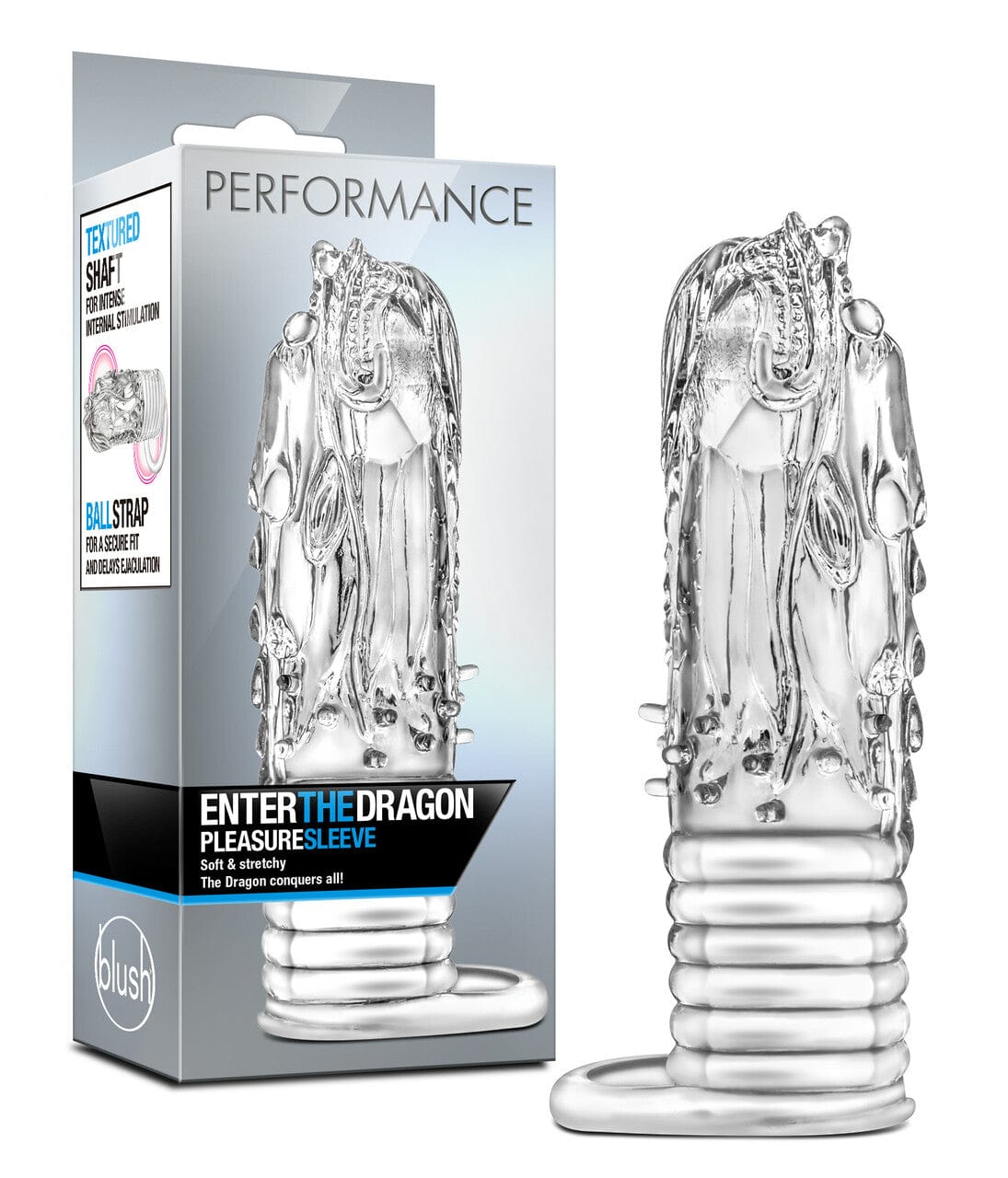 Blush Performance Clear Enter The Dragon XOXTOYS Sex Toys Canada