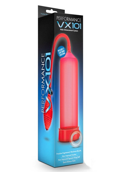 Blush Performance Red VX101 Male Enhancement Pump-Sex Toys-Blush-XOXTOYS