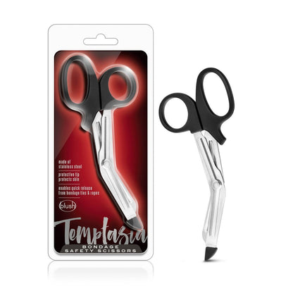 Blush Bondage & Fetish Blush Temptasia Black Safety Scissors