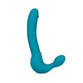 Blush Dildos Blush Temptasia Teal Luna Strapless Silicone Dildo