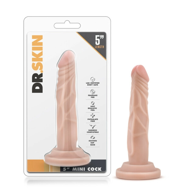 Blush Dr. Skin 5" Mini Cock