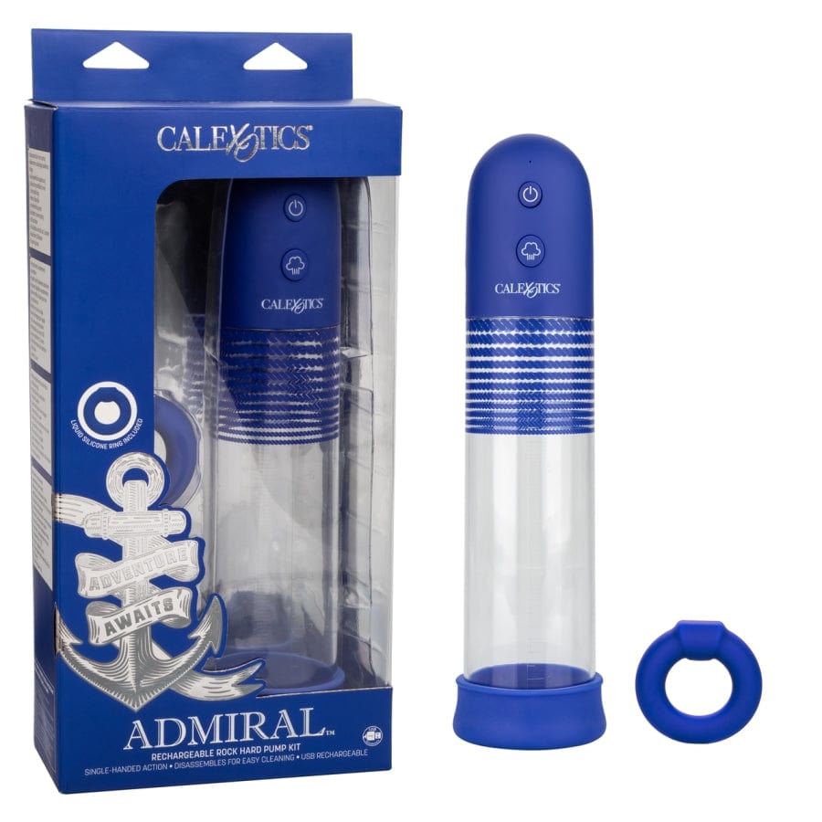 Calexotics Admiral Rechargeable Rock Hard Pump Kit - XOXTOYS