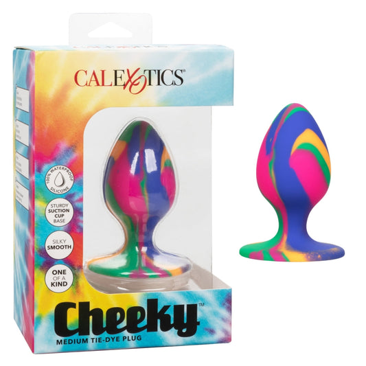 Calexotics Cheeky Medium Tie Dye Plug - XOXTOYS
