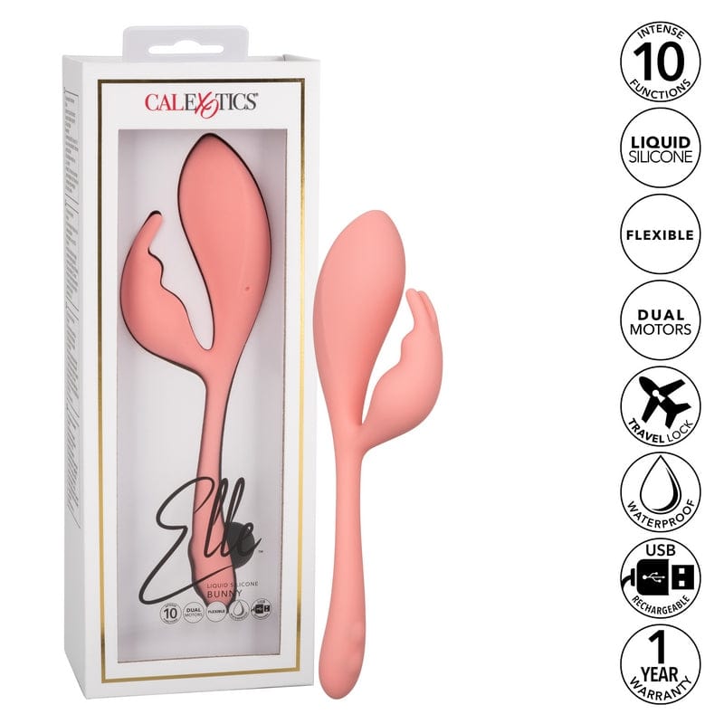 CALEXOTICS Vibrators Calexotics Elle Liquid Silicone Bunny