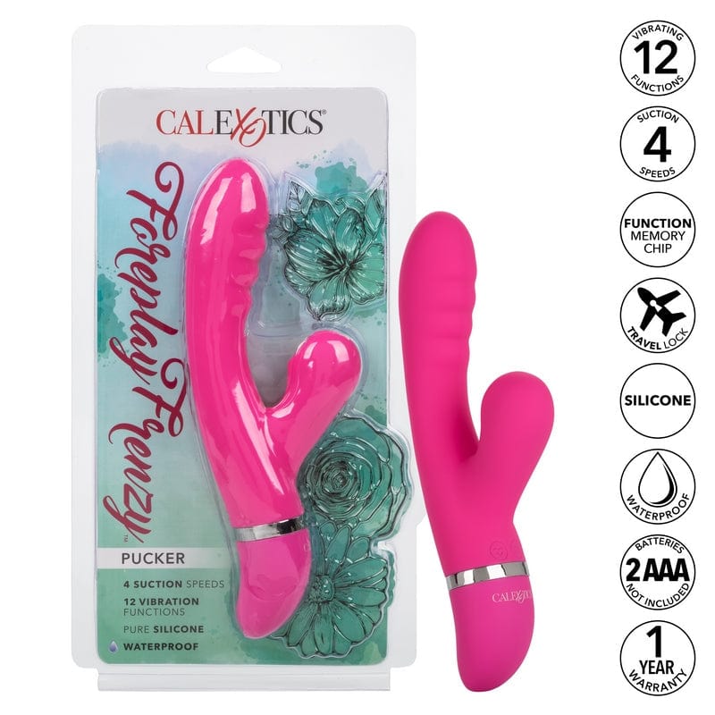 Calexotics Foreplay Frenzy Pucker Rabbit Vibrator XOXTOYS Sex