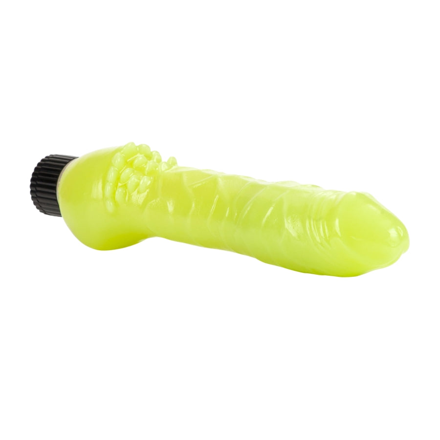 Calexotics Glow In The Dark Jelly Penis Vibrator - XOXTOYS