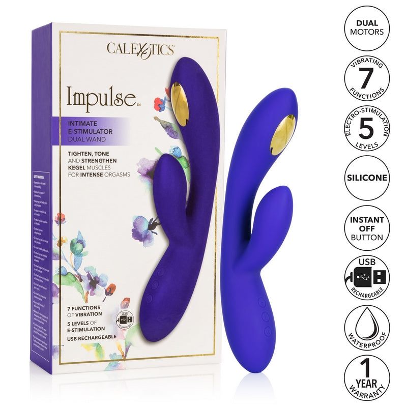 Calexotics Impulse Intimate E-Stimulator Dual Wand - XOXTOYS