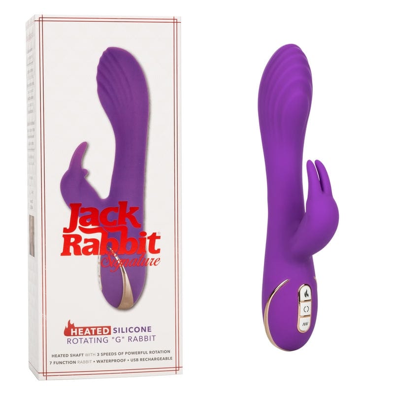 Calexotics Jack Rabbit Heated Silicone Rotating G Rabbit XOXTOYS