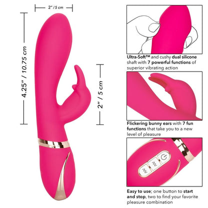 CALEXOTICS Vibrators Calexotics Jack Rabbit Signature Ultra-Soft Rabbit Vibe