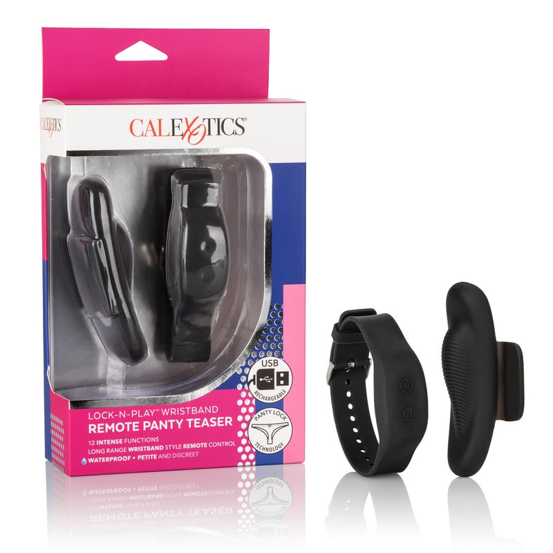 Calexotics Lock-N-Play Wristband Remote Panty Teaser-Vibrators-CALEXOTICS-XOXTOYS