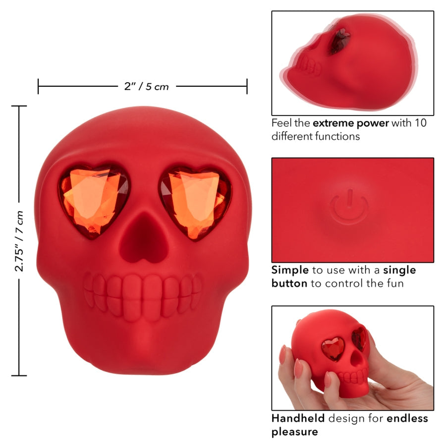 Calexotics Naughty Bits Bone Head Handheld Massager - XOXTOYS