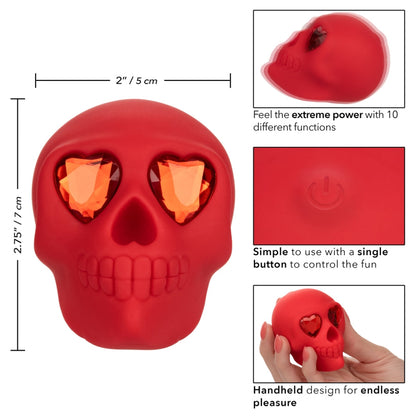 Calexotics Naughty Bits Bone Head Handheld Massager - XOXTOYS