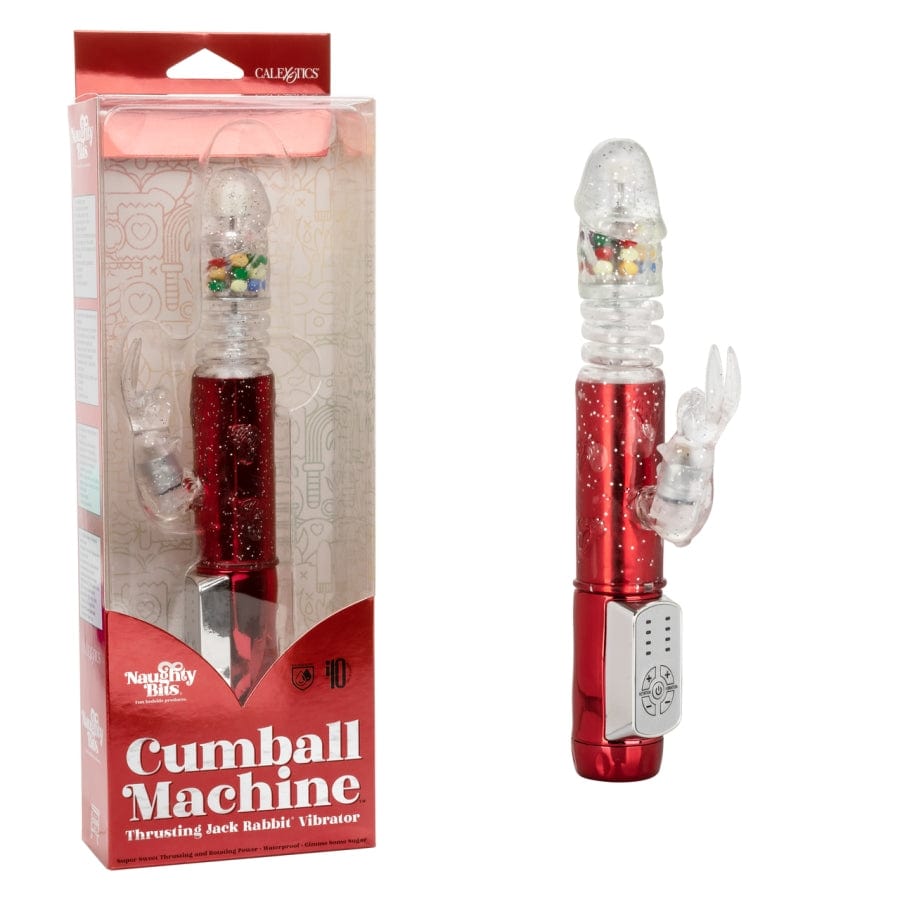 Calexotics Naughty Bits Cumball Machine Rabbit Vibrator XOXTOYS