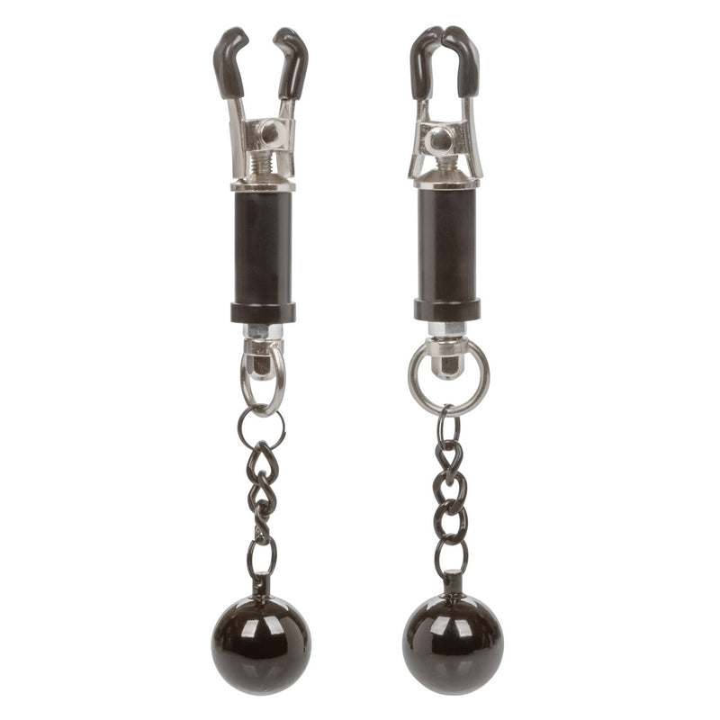 Calexotics Nipple Grips Weighted Twist Nipple Clamps - XOXTOYS