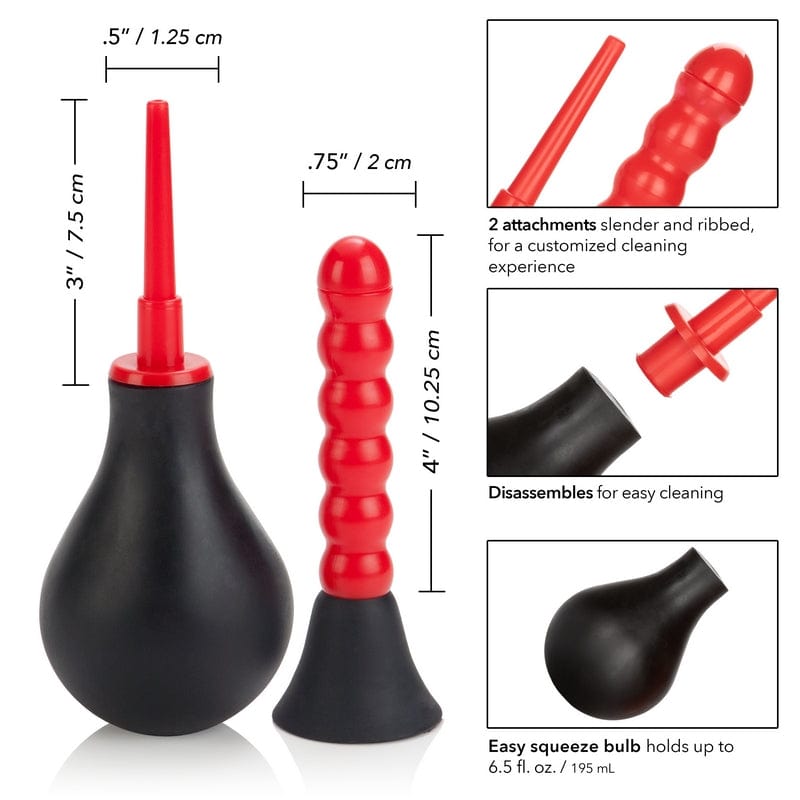 Calexotics Ribbed Anal Douche XOXTOYS Sex Toys Canada