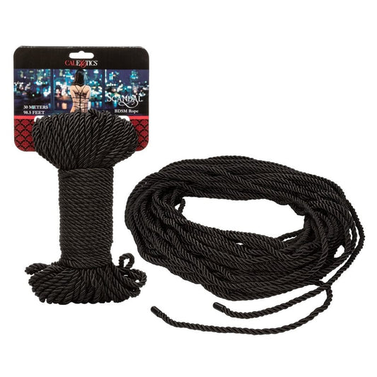 Calexotics Scandal BDSM Black Rope 30m - XOXTOYS