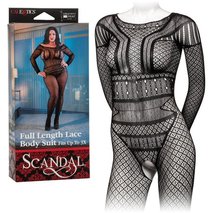 Calexotics Scandal Full Length Lace Body Suit Plus Size - XOXTOYS