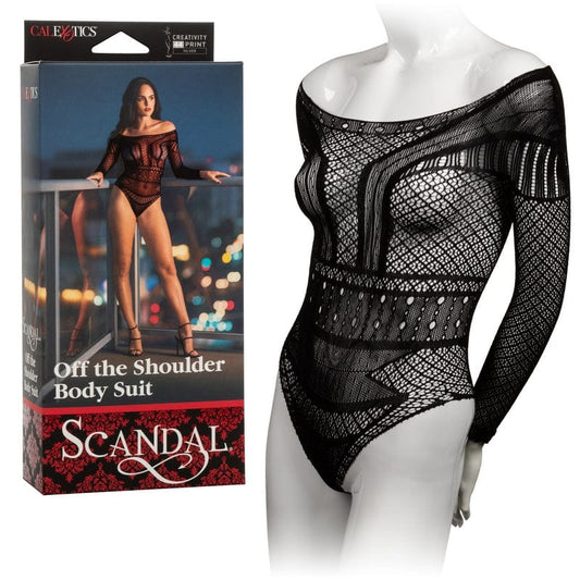 CALEXOTICS Lingerie Calexotics Scandal Off the Shoulder Body Suit