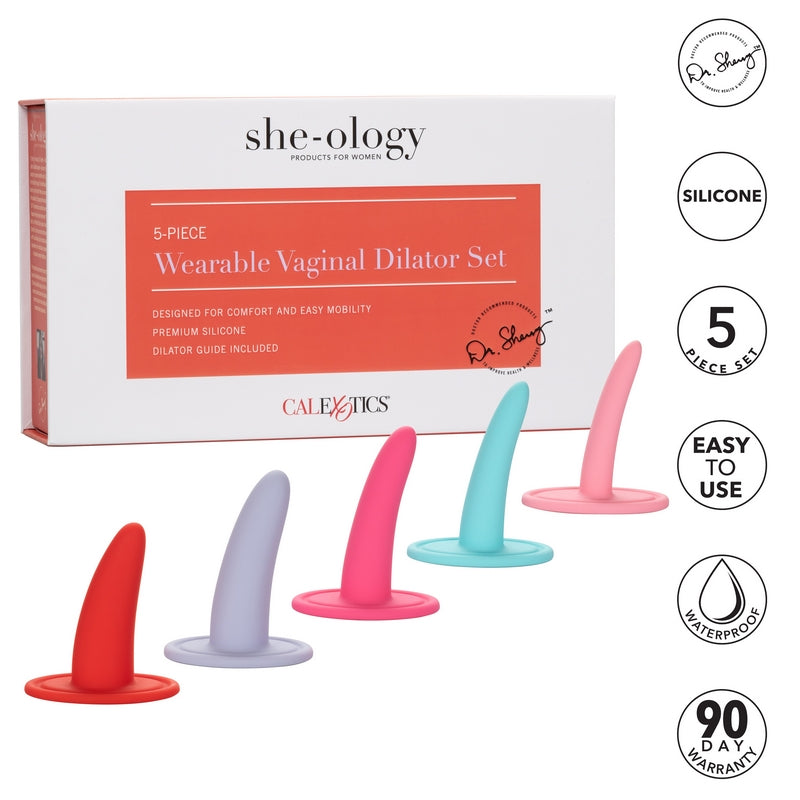 Calexotics She-ology 5-piece Wearable Vaginal Dilator Set - XOXTOYS