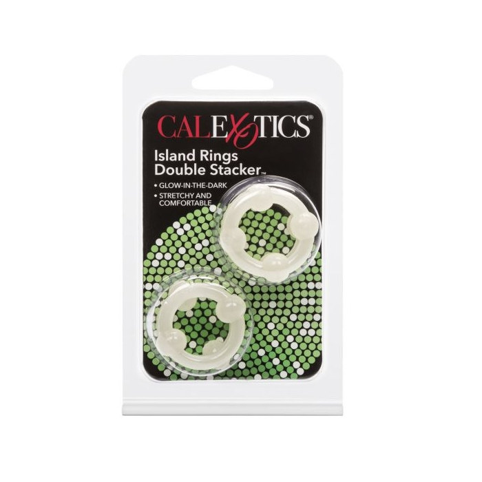 Calexotics Silicone Island Ring Double Stacker - XOXTOYS