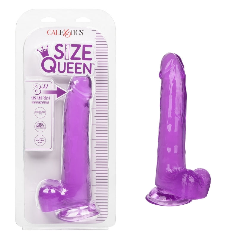 Calexotics Size Queen Purple 8" - XOXTOYS