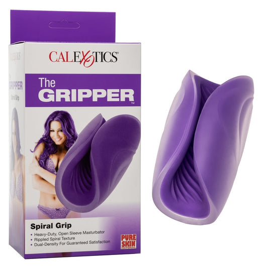 Calexotics The Gripper Spiral Grip Purple - XOXTOYS