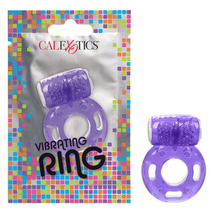 Calexotics Vibrating Ring Foil Pack Purple - XOXTOYS